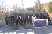 آئین غبارروبی گلزار شهدای باجگاه به مناسبت ایام الله دهه فجر
