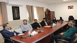نشست مدیر جدید بیمارستان اعصاب و روان استاد محرری با مسئولین این مرکز