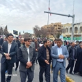 حضور کارکنان بیمارستان استاد محرری در راهپیمایی 22 بهمن