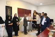 اهدای جوایز به نفرات برتر مسابقات فرهنگی ورزشی سال جاری در بیمارستان استاد محرری