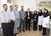 دیدار مدیریت بیمارستان اعصاب و روان استاد محرری با کارکنان آزمایشگاه این مرکز